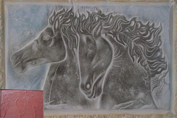 WILD HORSES 90 x 55